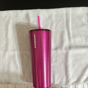 - STARBUCKS Petunia Pink Stainless Steel Cold Cup 24oz.